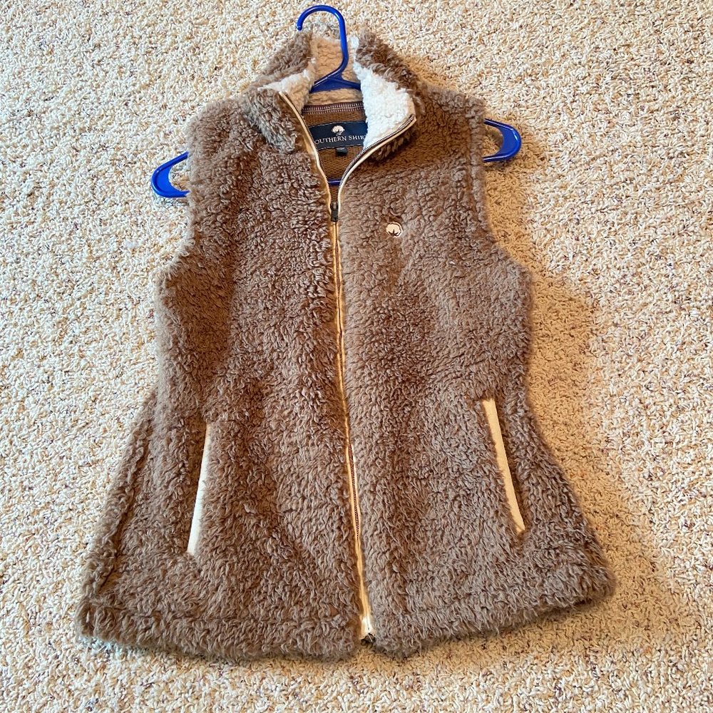 Southern Shirt Company Sherpa Vest Small